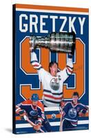 Wayne Gretzky - Jersey-Trends International-Stretched Canvas