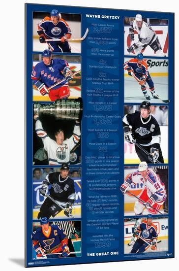 Wayne Gretzky - Stats-Trends International-Mounted Poster