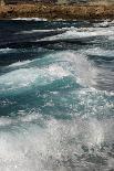 Waves crashing to shore, Coral Bay area, Cyprus-Wayne Hutchinson-Photographic Print