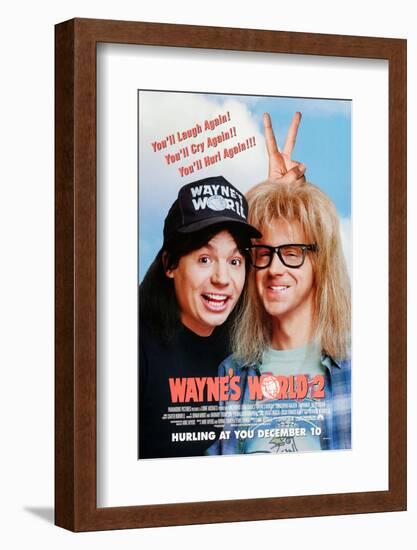 Wayne's World 2 [1993], directed by STEPHEN SURJIK.-null-Framed Photographic Print
