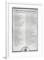 Ways to Get a...  - Funny Reply from Siri Humor-null-Framed Art Print