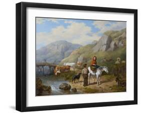 Wayside Gossip, 1846-Isaac Henzell-Framed Giclee Print