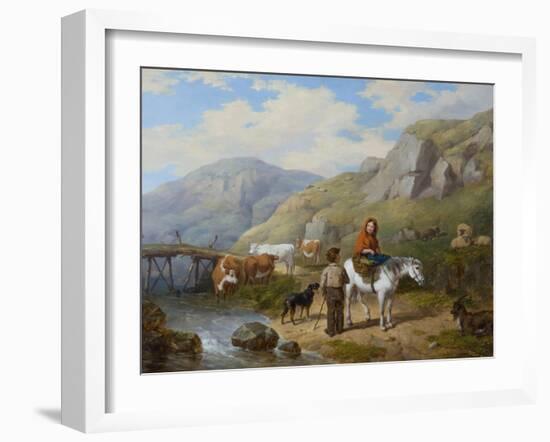 Wayside Gossip, 1846-Isaac Henzell-Framed Giclee Print