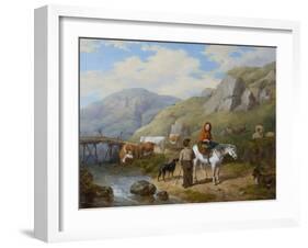 Wayside Gossip, 1846-Isaac Henzell-Framed Giclee Print