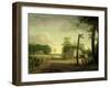 Wayside Inn on Route to Philadelphia-Thomas Birch-Framed Giclee Print