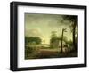 Wayside Inn on Route to Philadelphia-Thomas Birch-Framed Giclee Print