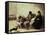 Wayside Railway Station-Honore Daumier-Framed Stretched Canvas