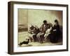 Wayside Railway Station-Honore Daumier-Framed Giclee Print