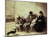 Wayside Railway Station-Honore Daumier-Mounted Giclee Print