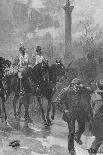 'Bloody Sunday', London, 1887 (1906)-WB Waller-Framed Stretched Canvas