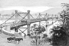 The Bridge, Rockhampton, Queensland, Australia, 1886-WC Fitler-Framed Stretched Canvas