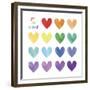 WC Hearts-Erin Clark-Framed Giclee Print