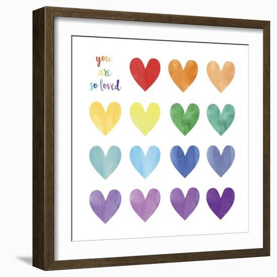 WC Hearts-Erin Clark-Framed Giclee Print