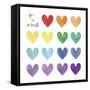 WC Hearts-Erin Clark-Framed Stretched Canvas