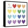 WC Hearts-Erin Clark-Framed Stretched Canvas