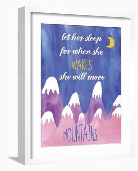 WC Sleep-Erin Clark-Framed Giclee Print