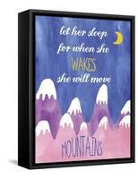 WC Sleep-Erin Clark-Framed Stretched Canvas