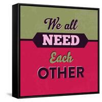 We All Need Each Other 1-Lorand Okos-Framed Stretched Canvas