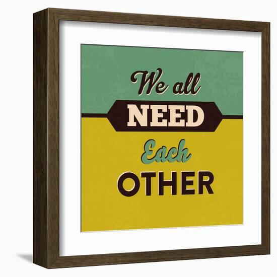 We All Need Each Other-Lorand Okos-Framed Art Print