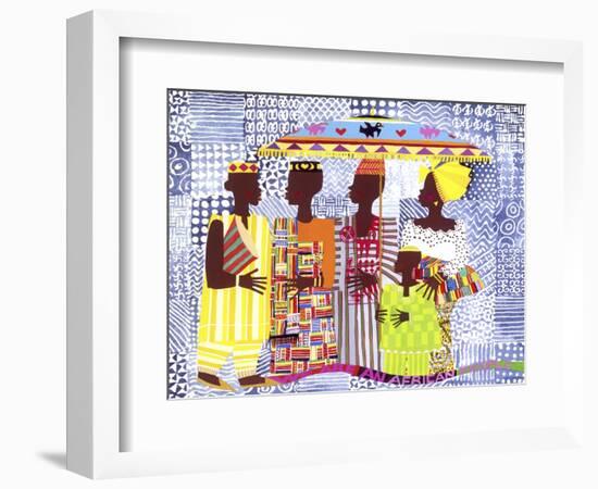 We are African People-Varnette Honeywood-Framed Art Print