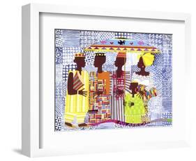 We are African People-Varnette Honeywood-Framed Art Print