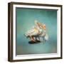 We are Family White Pelicans-Jai Johnson-Framed Giclee Print