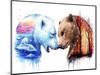 We are in this together-JoJoesArt-Mounted Giclee Print