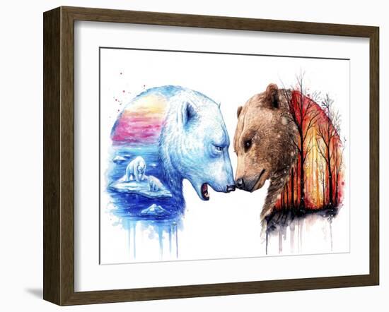 We are in this together-JoJoesArt-Framed Giclee Print