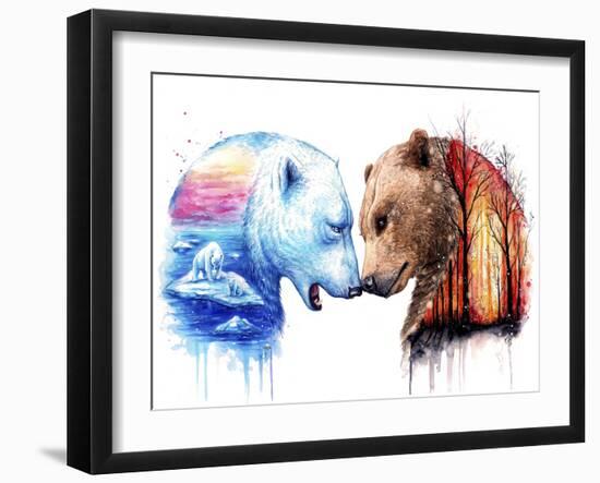 We are in this together-JoJoesArt-Framed Giclee Print