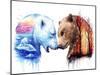 We are in this together-JoJoesArt-Mounted Giclee Print