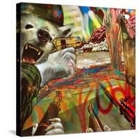 We Are Polar Bears-Shark Toof-Stretched Canvas