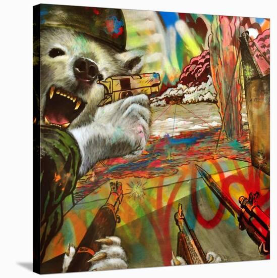 We Are Polar Bears-Shark Toof-Stretched Canvas