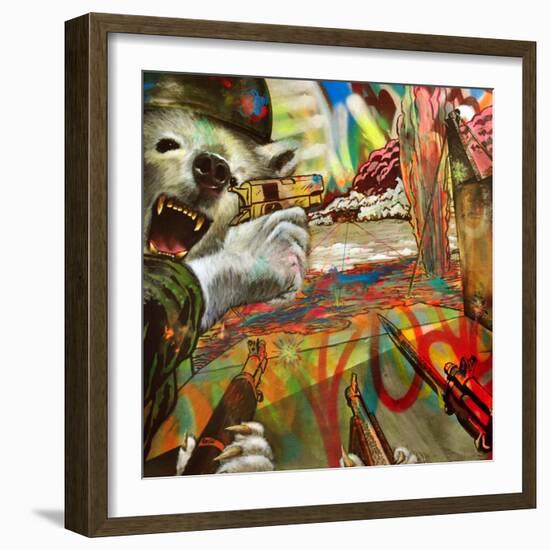 We Are Polar Bears-Shark Toof-Framed Art Print