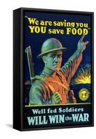 We are Saving You, You Save Food-E. Henderson-Framed Stretched Canvas