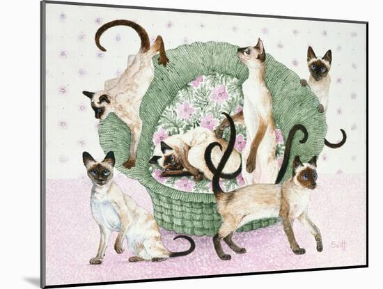 We are Siamese If You Please-Pat Scott-Mounted Giclee Print