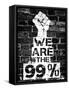 We are the 99 Percent Poster-null-Framed Stretched Canvas