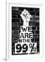 We are the 99 Percent-null-Framed Art Print