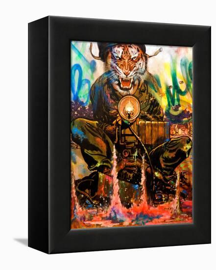 We Are Tigers-Shark Toof-Framed Stretched Canvas