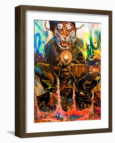 We Are Tigers-Shark Toof-Framed Art Print