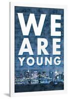 We Are Young Skyline Music Poster-null-Framed Poster