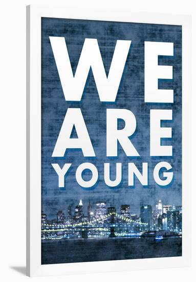 We Are Young Skyline Music Poster-null-Framed Poster