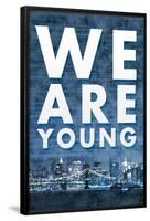 We Are Young Skyline Music Poster-null-Framed Poster