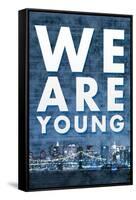 We Are Young Skyline Music Poster-null-Framed Stretched Canvas