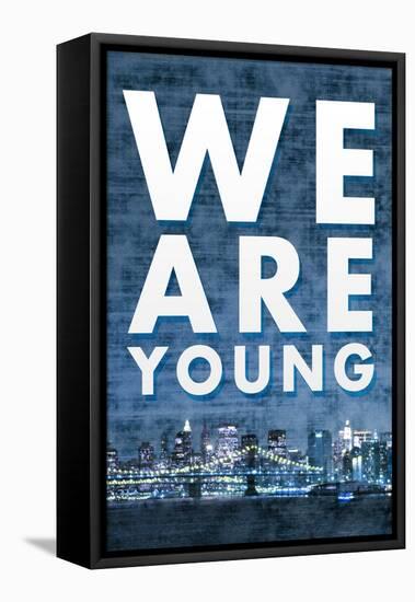 We Are Young Skyline Music-null-Framed Stretched Canvas