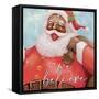 We Believe Santa v2-Kim Allen-Framed Stretched Canvas