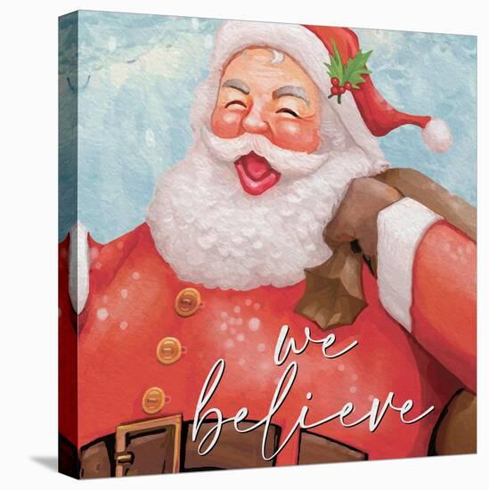 We Believe Santa-Kim Allen-Stretched Canvas
