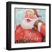 We Believe Santa-Kim Allen-Framed Art Print