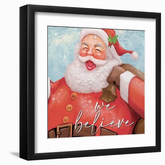 We Believe Santa-Kim Allen-Framed Art Print