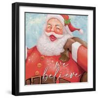 We Believe Santa-Kim Allen-Framed Art Print