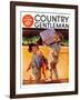 "We Bin Awful Good," Country Gentleman Cover, December 1, 1936-Henry Hintermeister-Framed Giclee Print